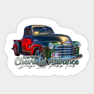 1949 Chevrolet Advance Design 3100 Pickup Truck Sticker